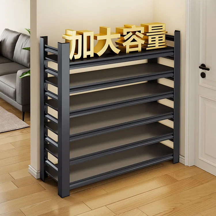 简易鞋架家用门口多层2025新款出租房用鞋子收纳神器钢制铁艺鞋柜