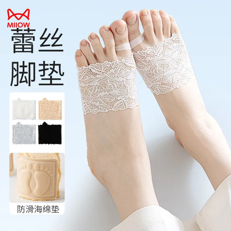 前掌袜女夏季半截分趾加厚隐形袜子前脚掌垫凉鞋高跟鞋神器半掌袜