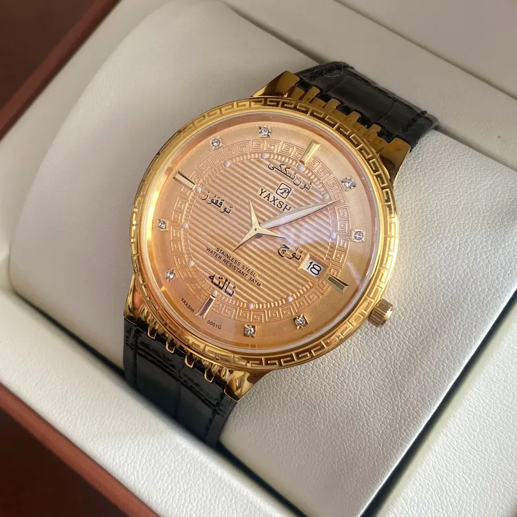 全新正品超薄三针民族风进口机芯时尚百搭高档奢华防水石英腕表