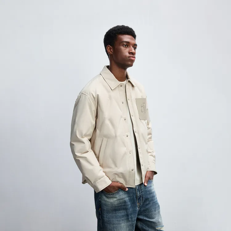 CHINISM赤尘 三防合体版衬衫式羽绒服男秋冬季新款翻领通勤外套