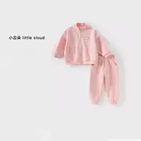 【糖果多巴胺】戴家春款上新女童春季韩版洋气套装可爱百搭流行休闲