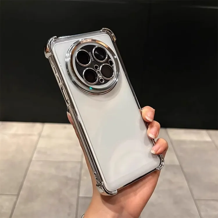 带镜头膜适用华为mate70手机壳透明全包mate80pro/70pro气囊防摔