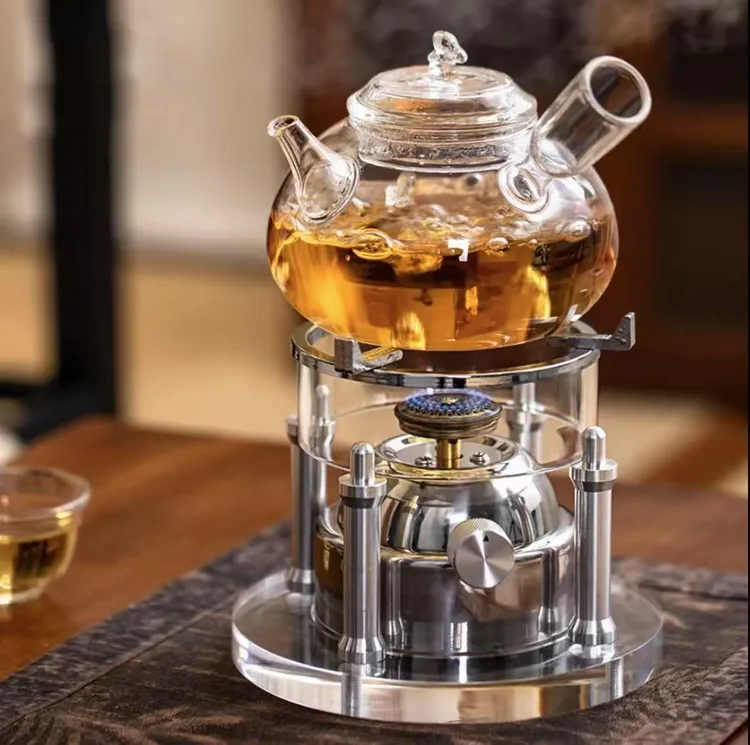 天久璃匠充气炉户外烧水炉防风便携旅行露营卡式炉烧水壶煮茶炉