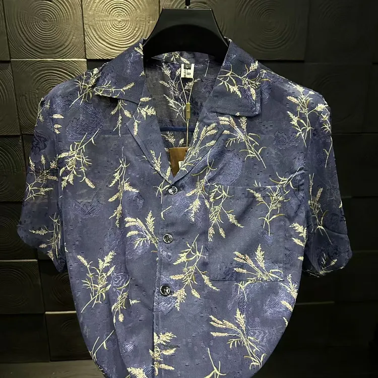 【轻奢】男士古巴领短袖