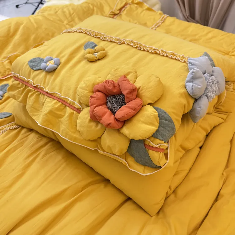 【久久家居】久久设计师原创  全棉豆豆绒韩国定制款