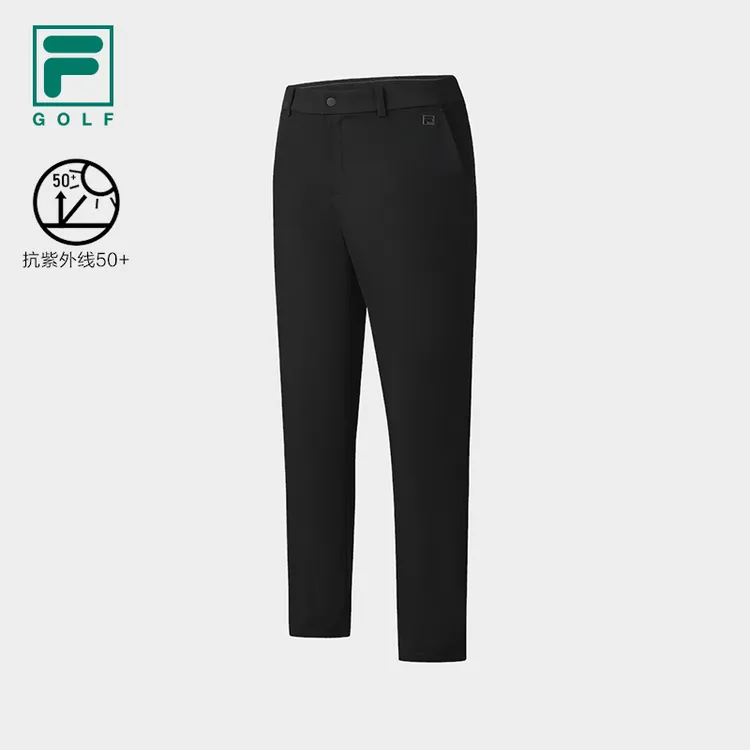 FILA斐乐高尔夫男裤夏季防晒商务长裤舒适弹力直筒裤A11M525803F