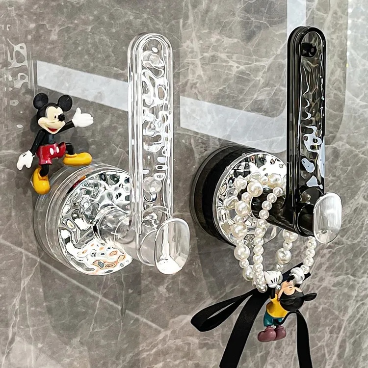 吸盘免打孔发饰挂钩发圈皮筋洗脸手腕带收纳神器挂头绳厨房菜板架