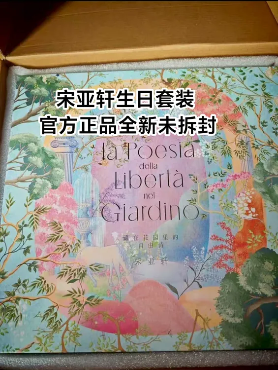 时代少年团宋亚轩生日纪念周边《藏在花园里的自由诗》未拆转寄
