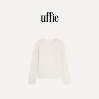 UFFIE于绘 菱格剪须山羊绒针织上衣