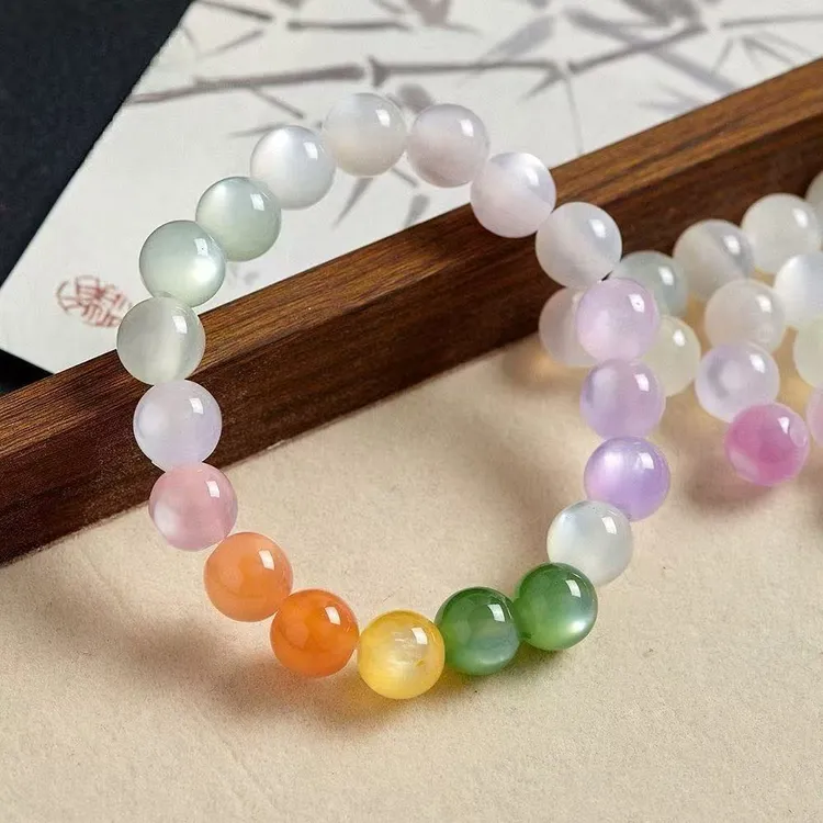 树脂diy变色珠珠手串