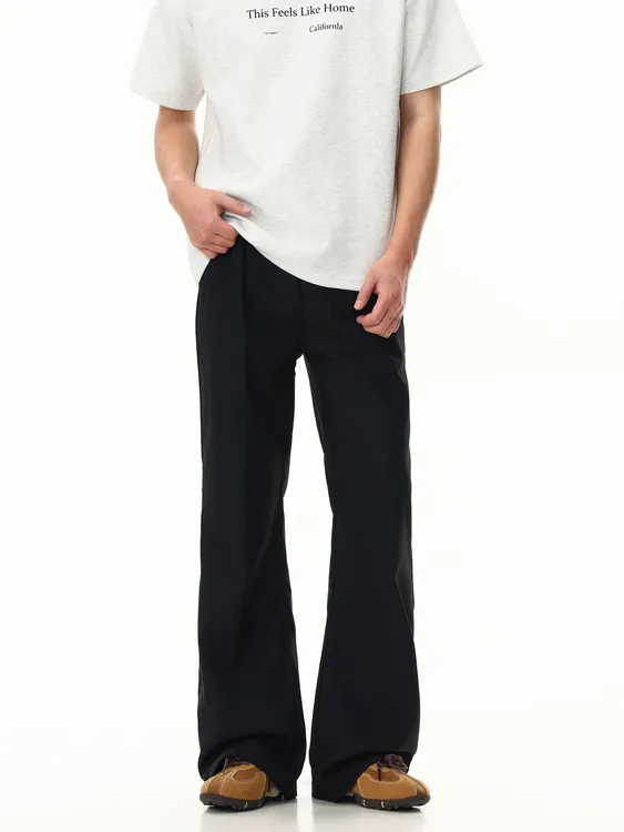 RedVougeTR混纺剪裁西裤微喇cleanfit休闲长裤男生裤子男