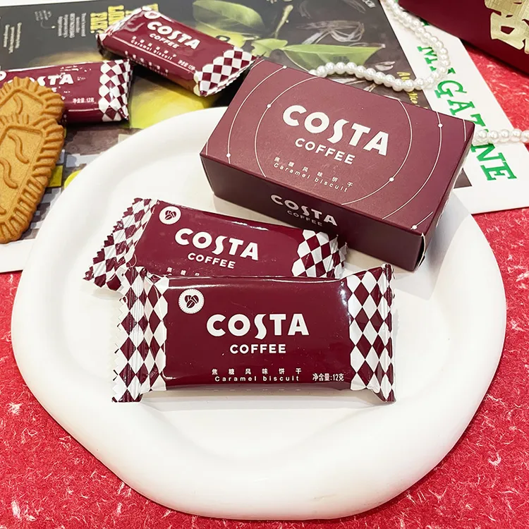 盒装正品COSTA焦糖风味饼干咖啡搭配喜饼点心咖世家高端伴手礼