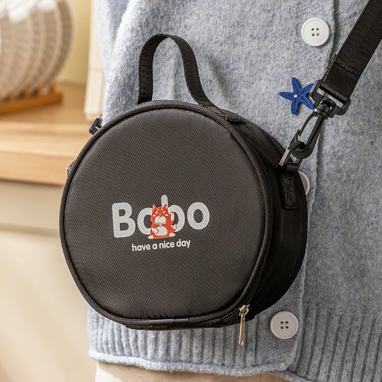 早餐包保温袋加厚小型圆形防水防油上班便携式学生带饭手提便当包