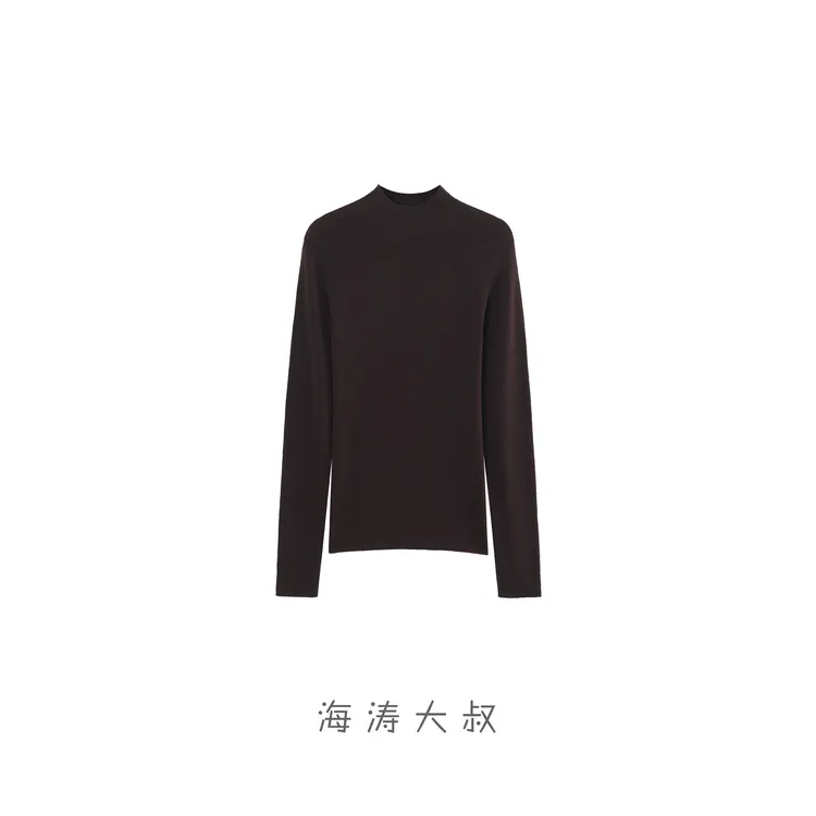 岛精织机扬子纱一体织60织16针百分之百美丽诺羊毛女士毛衣