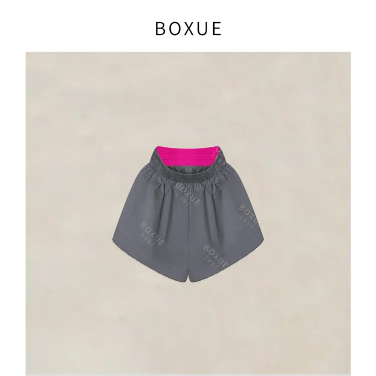 BOXUE “拉夫轻氧裤” 2025春季新款高级感短裤 裤子 #250419K554