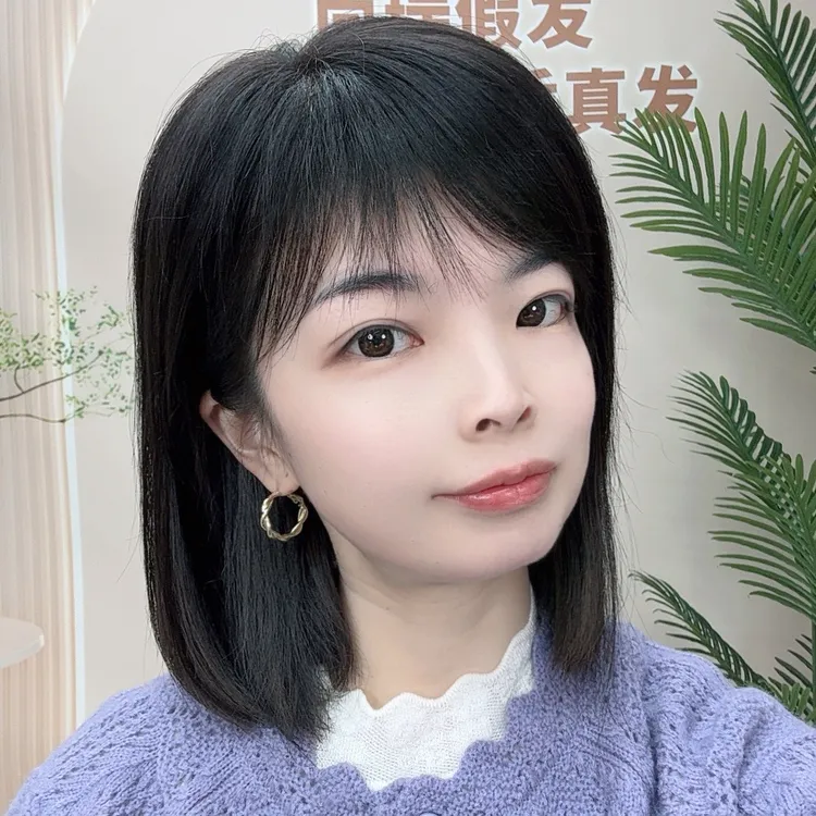 尚瑞14×16女士真发假发片自然蓬松隐形补发片头顶增发遮白发神器