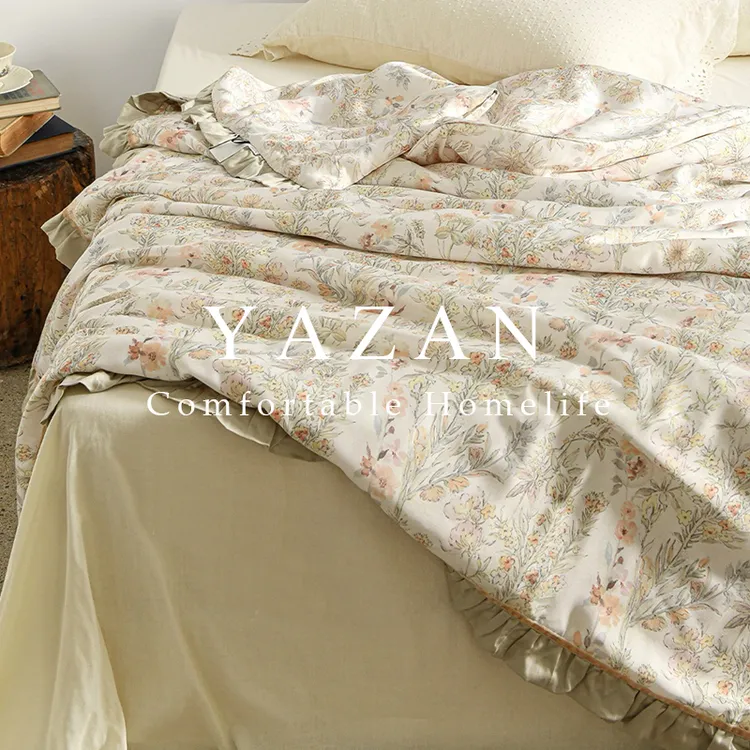 雅赞专卖店【新款夏被】再生纤维素纤维柔软透气可机洗四季空调