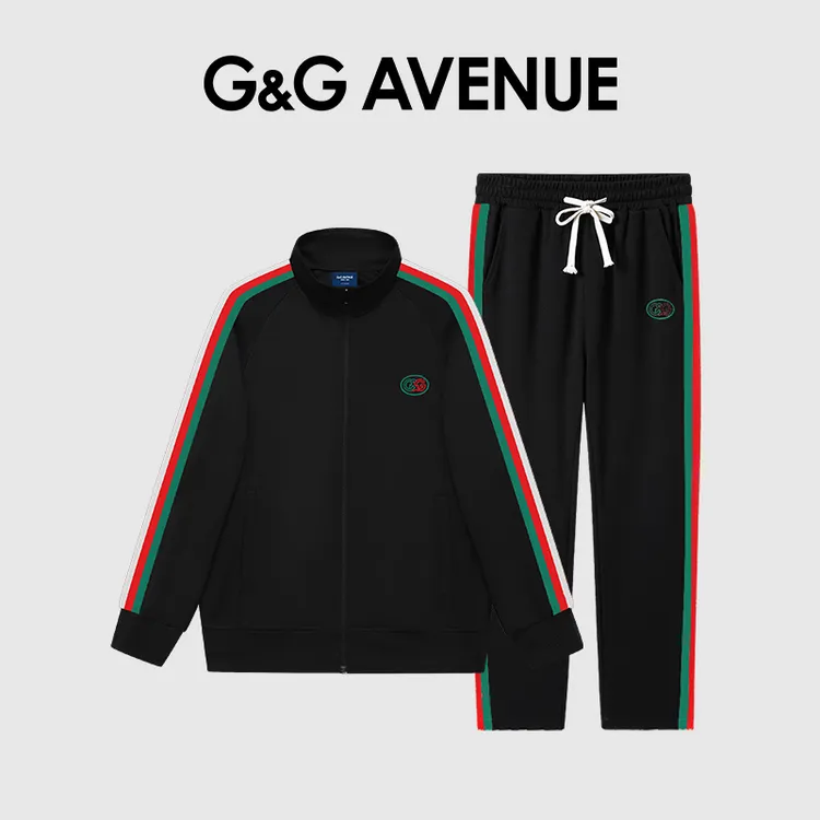 G&G AVENUE 秋冬轻奢时尚织带套装休闲外套男女同款-GTZ2323001