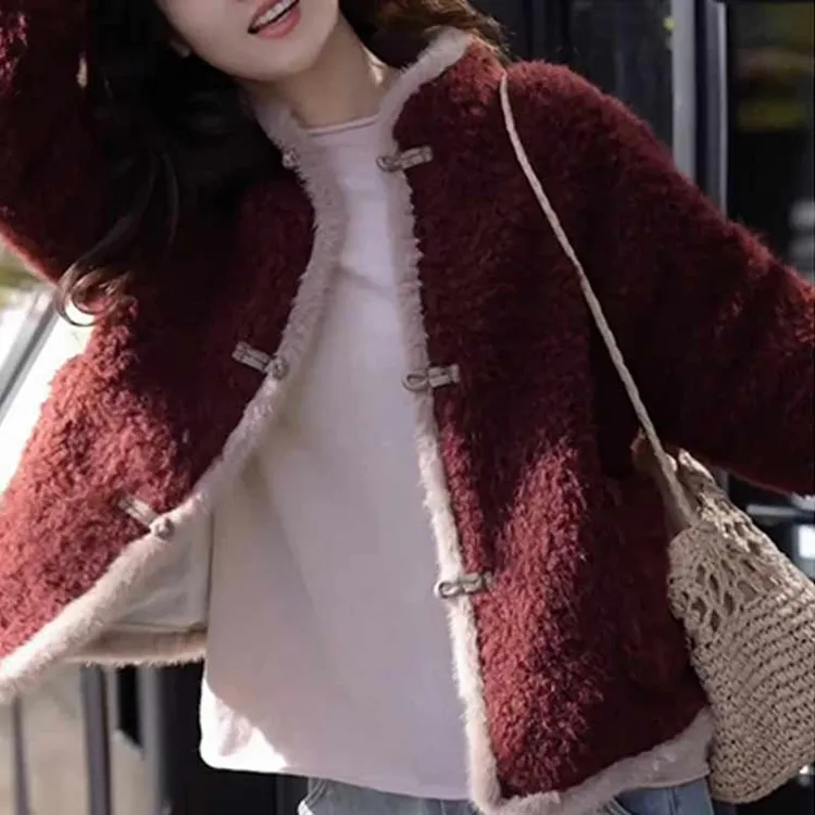 【奶皮子棉服】2025冬款上新舒适保暖外套时尚气质百搭棉衣女高级感