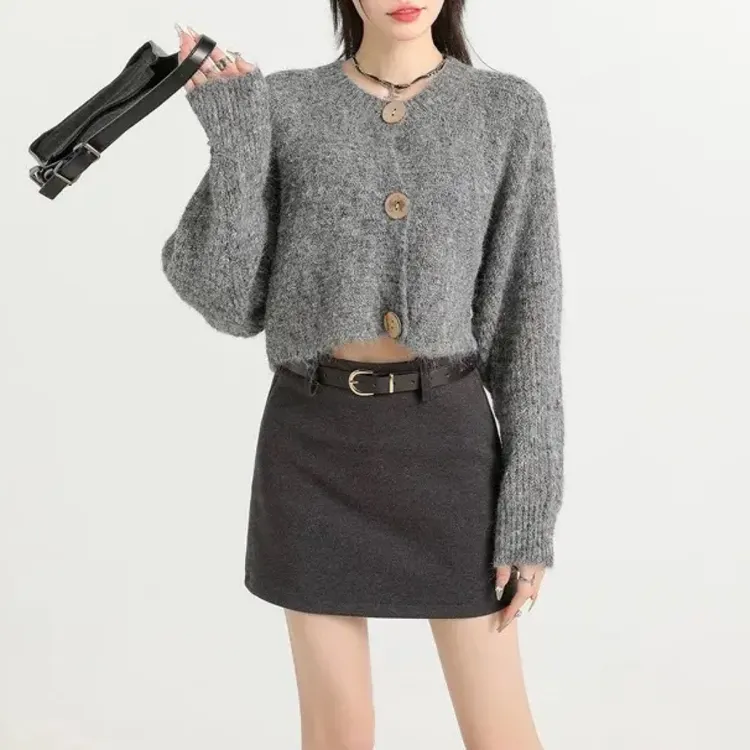 小个子高腰显瘦A版包臀短裙半身裙秋冬