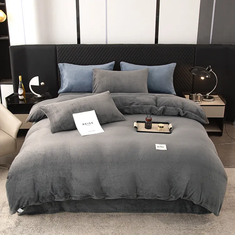 【冬季保暖】牛奶绒羊羔绒被子冬季加厚保暖双面绒