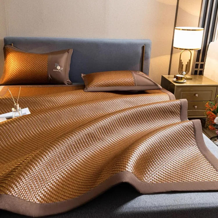 中式藤席平铺款折叠式中式