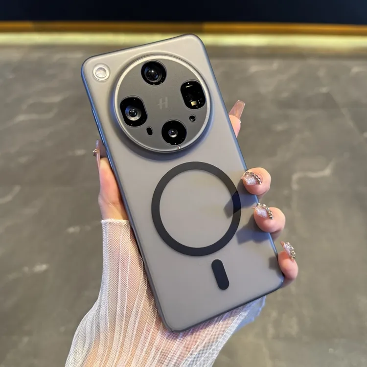 适用oppofindx8ultra磁吸手机壳新款findx8pro半透明磨砂肤感x8s+