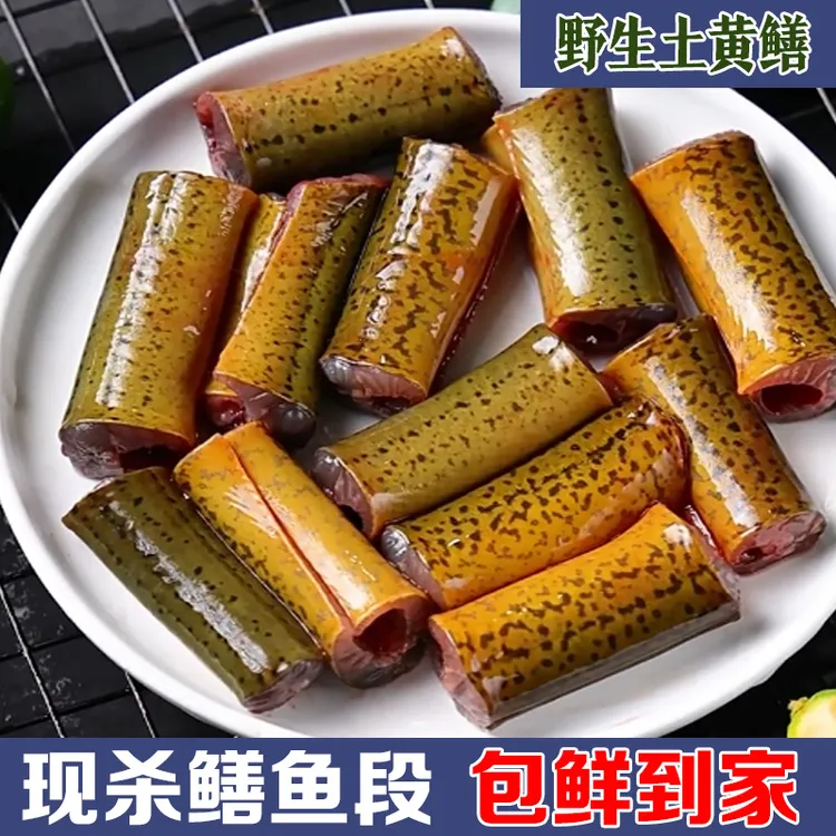 【买3斤送1斤】鲜活现杀土黄鳝段新鲜去内脏大暑消夏美食天花板