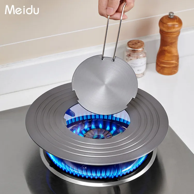 可拆卸导热盘解冻盘家用燃气灶煤气灶防烧黑珐琅锅导热板锅底隔热