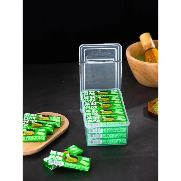 绿白抹茶奶片干吃奶茶压片糖抹茶味零食经典儿时美味休闲零食小吃