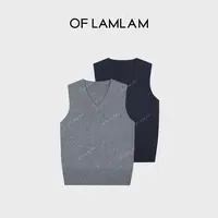 “奢享柔软“48支绵羊毛横机编织极简风针织衫 OFLAMLAM MM031G
