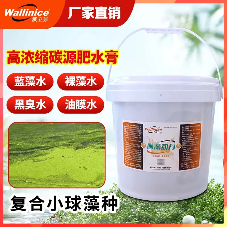 菌藻动力肥水膏水产养殖高效稳定培藻鱼虾蟹塘复合肥水小球藻种