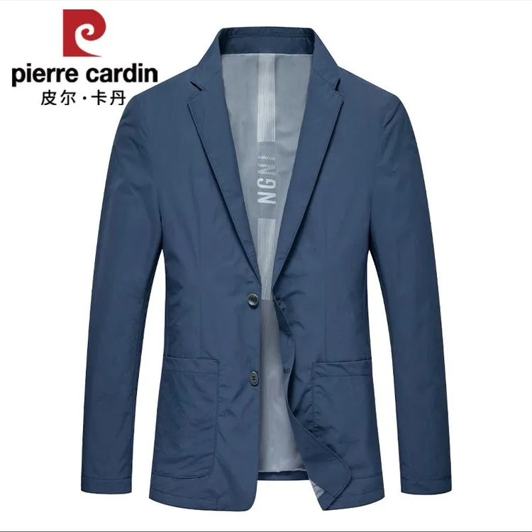 皮尔卡登春季新款西装男薄款休闲西服2025年含棉单西上衣短款外套