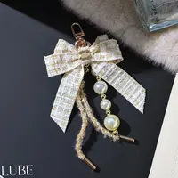 【奶杏蝴蝶结】歪歪高定手工手机链适用于安卓苹果手机壳