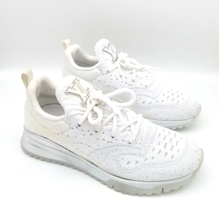 未使用 LouisVuitton/路易威登 针织刺绣碳板休闲鞋7欧VS0090微瑕