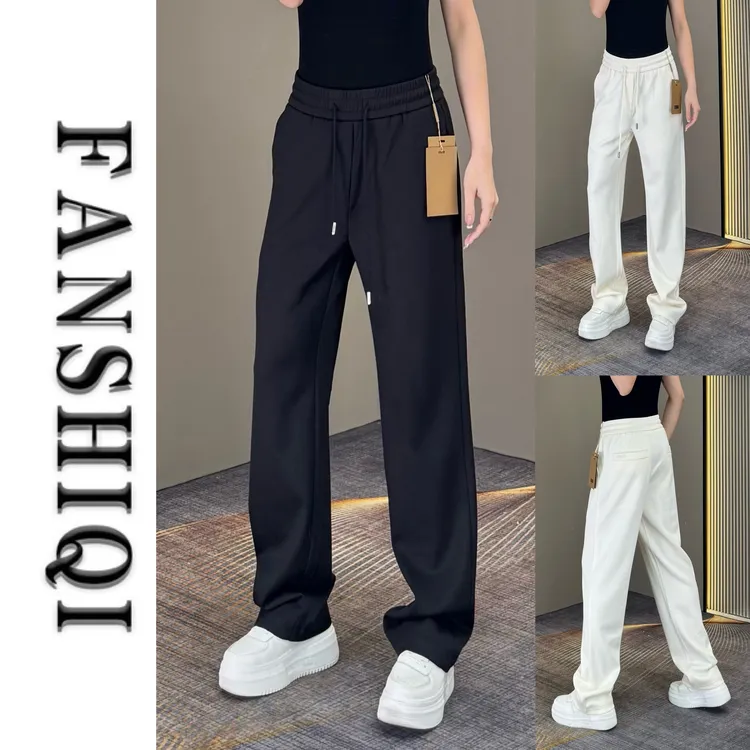 2025秋季新款男士雅赛尔面料垂感直筒休闲裤百搭舒适简约长裤6927