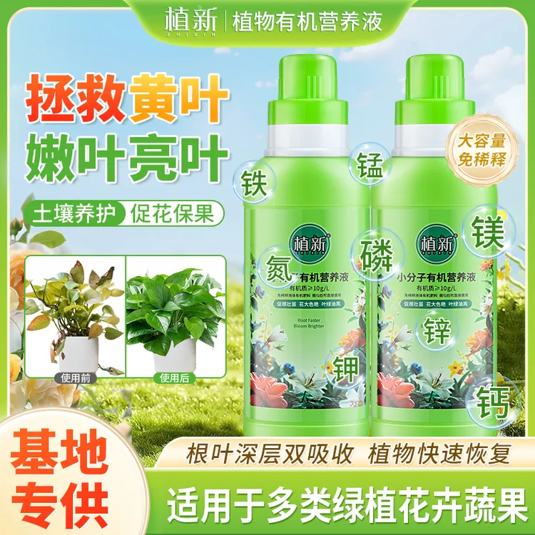 植新小分子有机营养液家庭园艺促进生长温和养护不伤根苗A