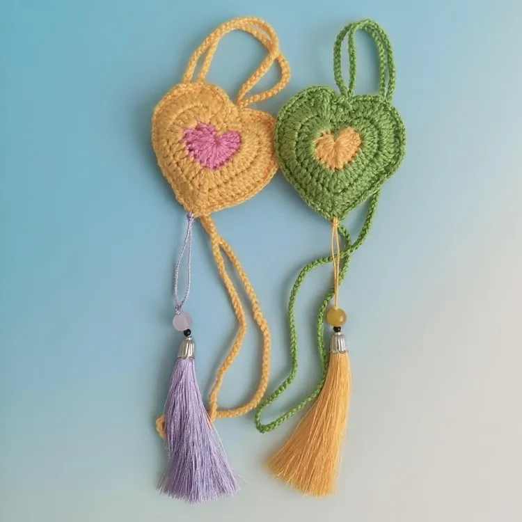 英子钩针挂件包挂车挂