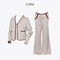 FORNI 假日伴侣 懒人三件套含羊毛开衫吊带长裤