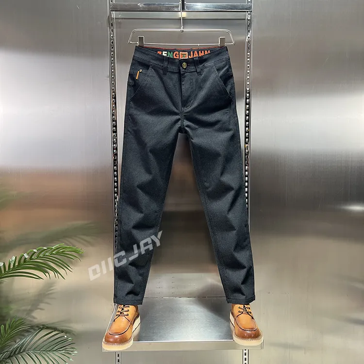 【秋冬新款】商务精英感老钱风直筒宽松高级灰调百搭商务休闲裤男