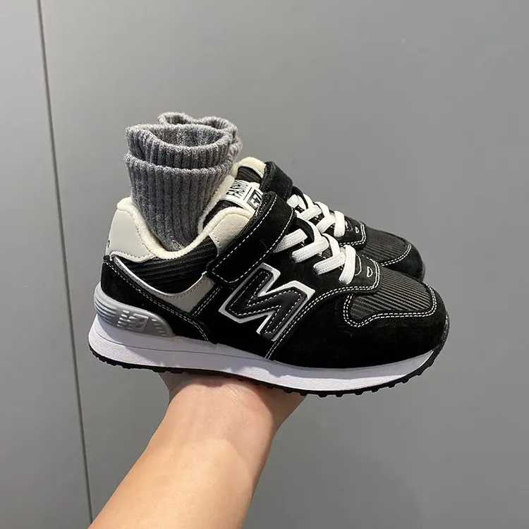 官网小童板鞋春秋款2025新款nb574春秋儿童运动鞋宝宝单鞋男童鞋