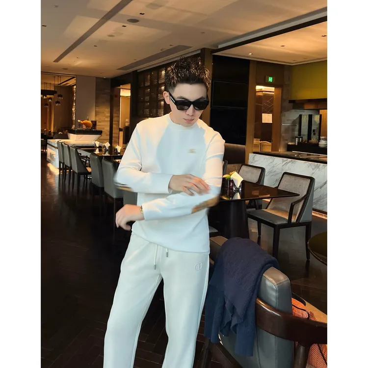 【格纹战马长袖】秋冬莫代尔弹力保暖织带百搭休闲打底长袖T李查德