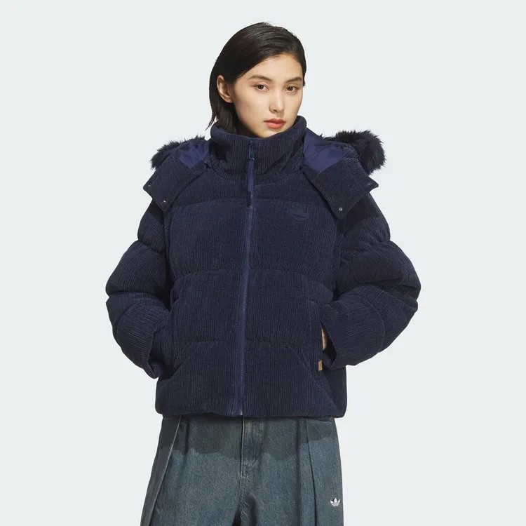 adidas阿迪达斯三叶草女子LUX JKT DOWN W厚羽绒服-短KS8491