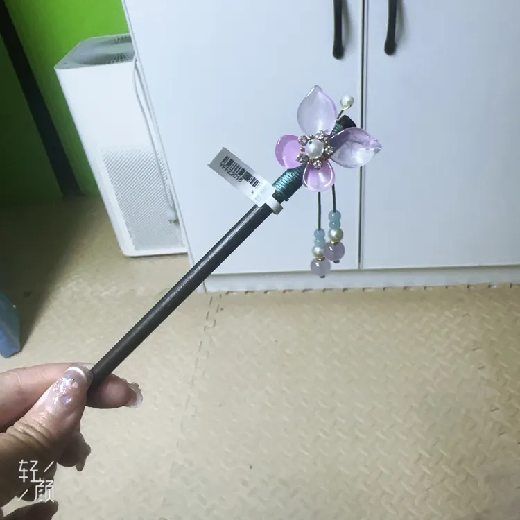 复古森系复古宫廷简约民族风女千金风发簪日常旗袍