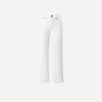 4NKC024【贵姐NICOLE】25年新品意大利进口磨毛白色低腰牛仔裤