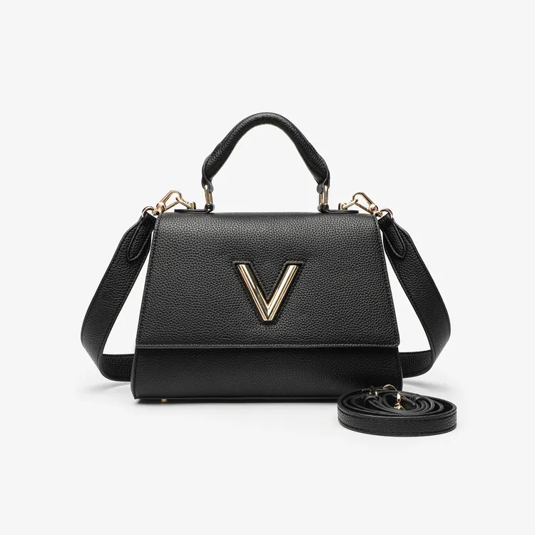 高定旋转锁扣小方包