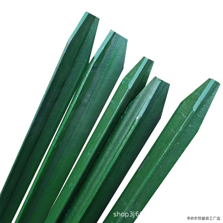 牛栏网铁丝网柱立柱Y型三角实心柱尖头柱加厚养殖牛羊户外围批发