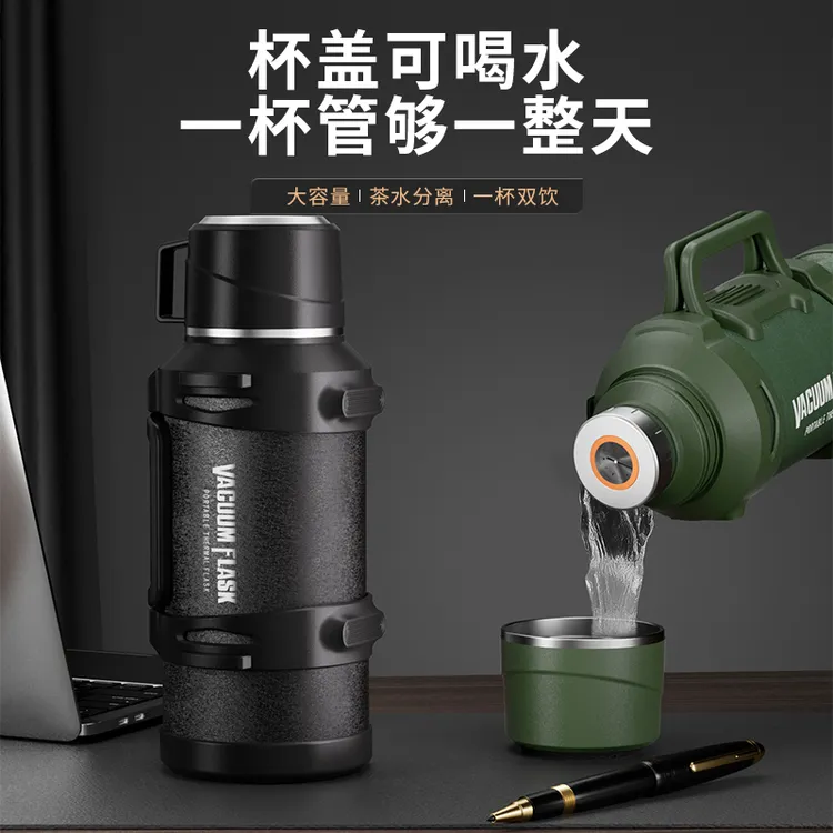 机械温显大容量316不锈钢保温壶车载旅行工地便携暖水壶学生宿舍5