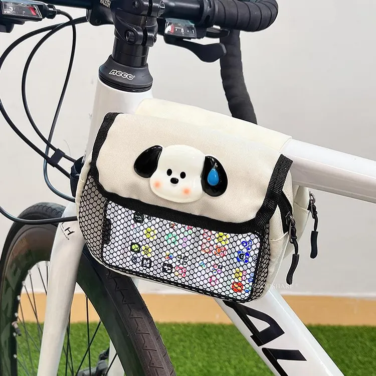 FAVMARTHA自行车挂包前梁包多功能手机收纳可爱卡通山地公路车车