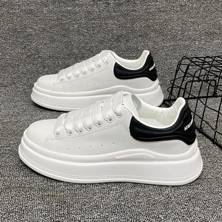 NY经典百搭小白鞋男士春秋季韩版时尚百搭低帮休闲鞋运动厚底板鞋